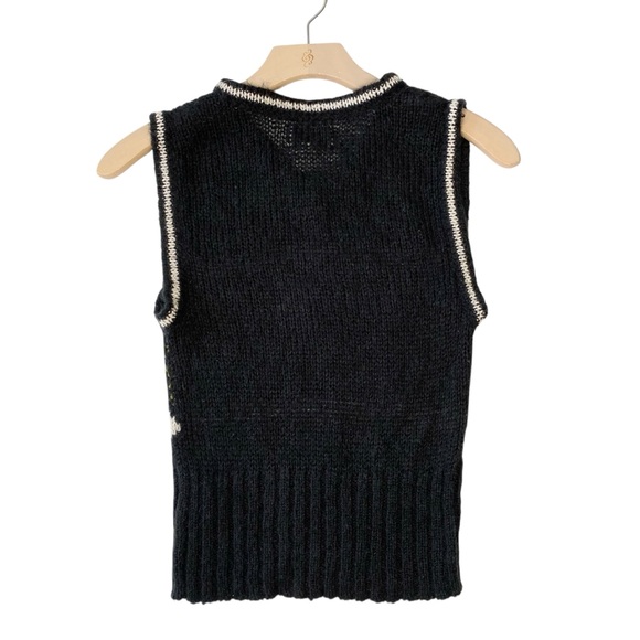 VINTAGE URBAN OUTFITTERS Rose Sweater Vest - Picture 3 of 5